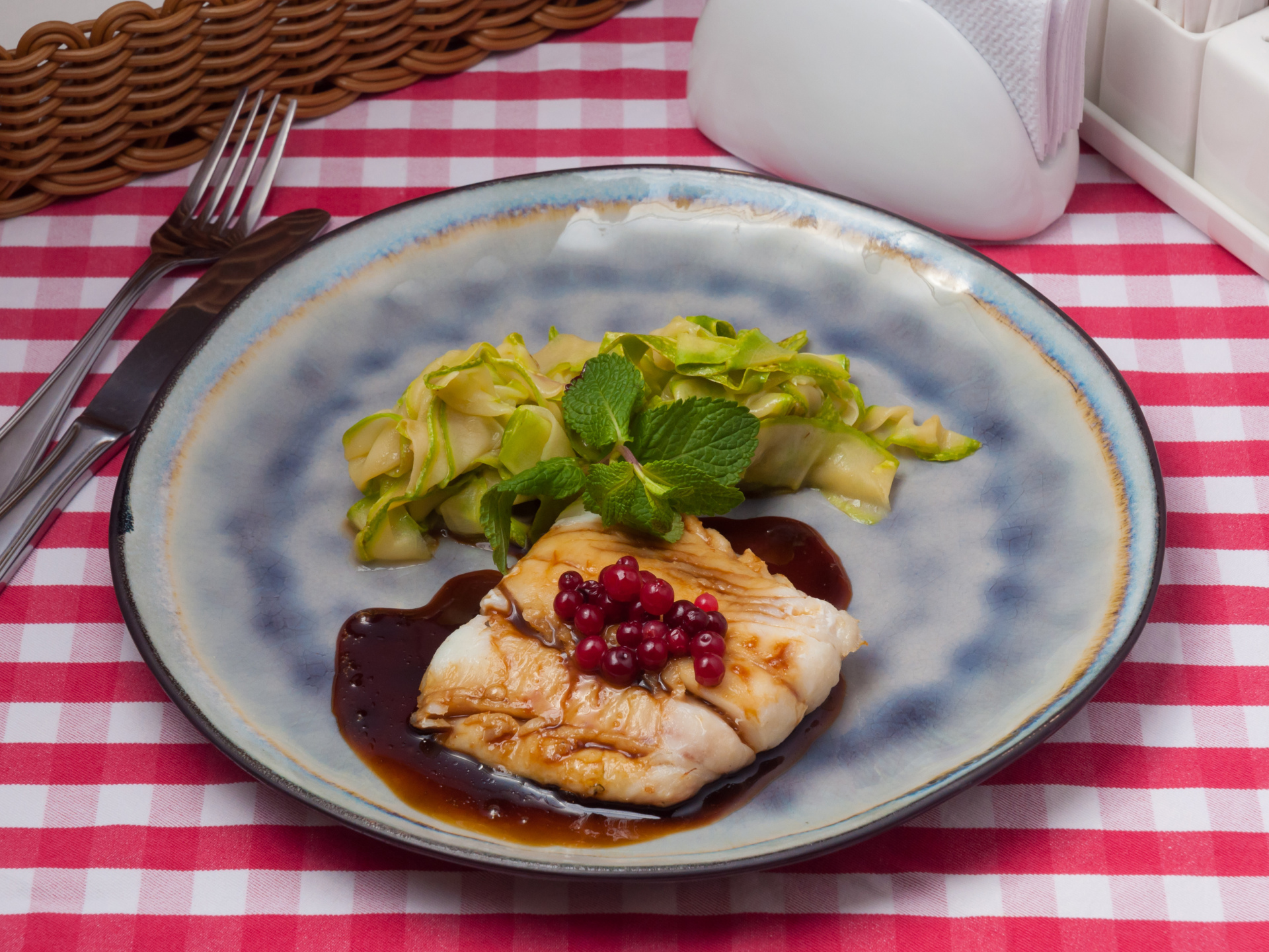 Weight Loss Recipe Pan Seared Cod With Balsamic Dressing