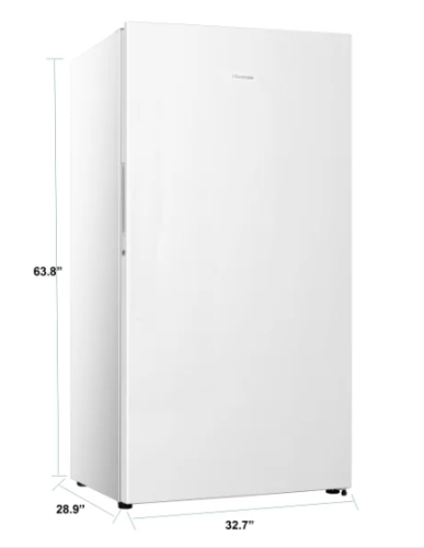 Hisense Scratch/Dent Hisense 17.1 cu. ft. Garage Ready Frost Free Convertible Upright Freezer